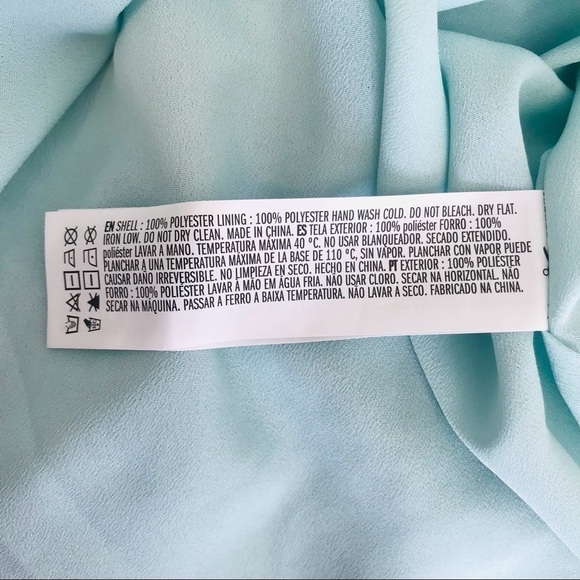 New! Forever 21 Sequins Mint Aqua Spaghetti Strap Formal Cocktail Mini Dress - Picture 10 of 10